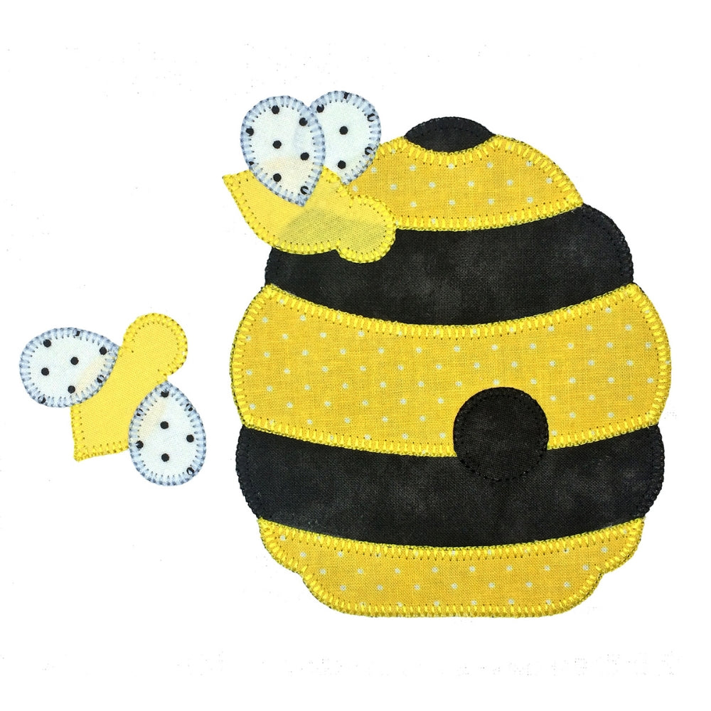 Bee and Beehive Set- Digital Download - craft pattern by V-Stitch Designs