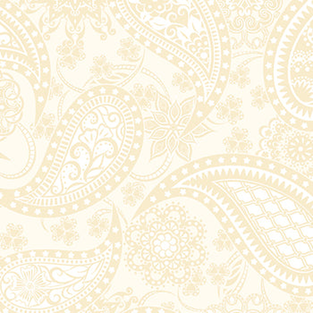 Benartex Amanda Murphy Jubilee Paisley Cream