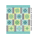 Benartex Amanda Murphy Lollipop Blocks Aqua 36"x45" | Fabric - Amanda Murphy