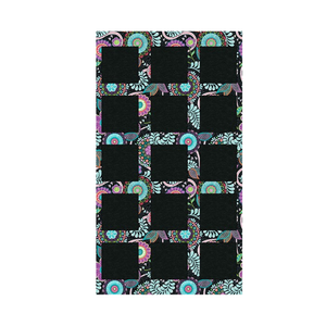 Benartex Amanda Murphy Vibrancy Endless Square Charcoal - Amanda Murphy