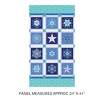 Benartex Bernina Amanda Murphy Snowflake Panel - Amanda Murphy product available at Quilt Direct