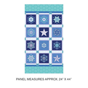 Benartex Bernina Amanda Murphy Snowflake Panel - Amanda Murphy product available at Quilt Direct