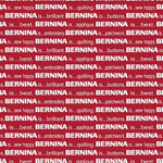 Benartex Bernina Words Red/White
