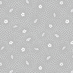 Botanica Floret Gray 0.5m - Benartex fabric for quilting and patchwork