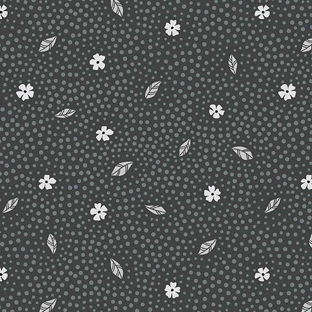 Botanica Floret Steal 0.5m - Benartex fabric for quilting and patchwork