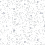 Botanica Floret White 0.5m - Benartex fabric for quilting and patchwork