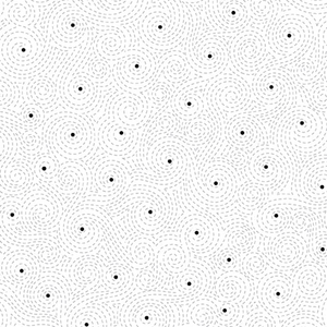 Botanica Swirls White 0.5m - Benartex fabric for quilting and patchwork