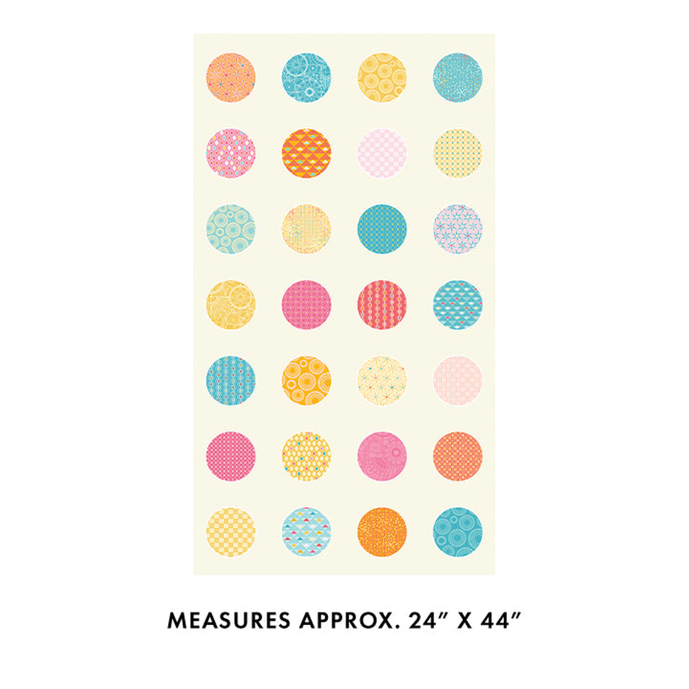 Cityscape Endless Circles - Benartex fabric for quilting and patchwork