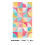 Cityscape Endless Drunkard's Path Day - Benartex fabric for quilting and patchwork