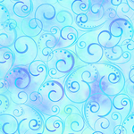 Swirling Splendor 108" Wide 0.5m - Benartex fabric for quilting and patchwork