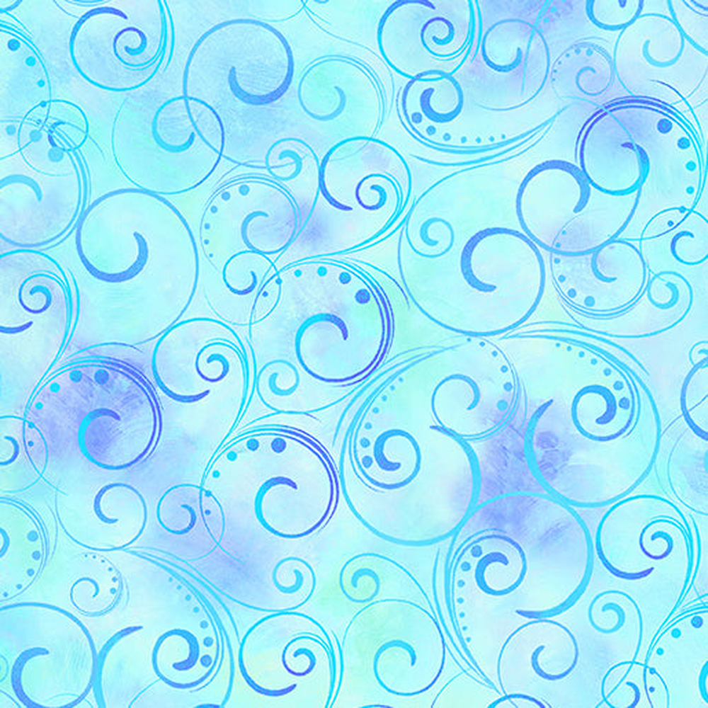 Swirling Splendor 108" Wide 0.5m - Benartex fabric for quilting and patchwork