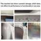 Bernina B770QE pre-loved sewing machine - cosmetic damage detail