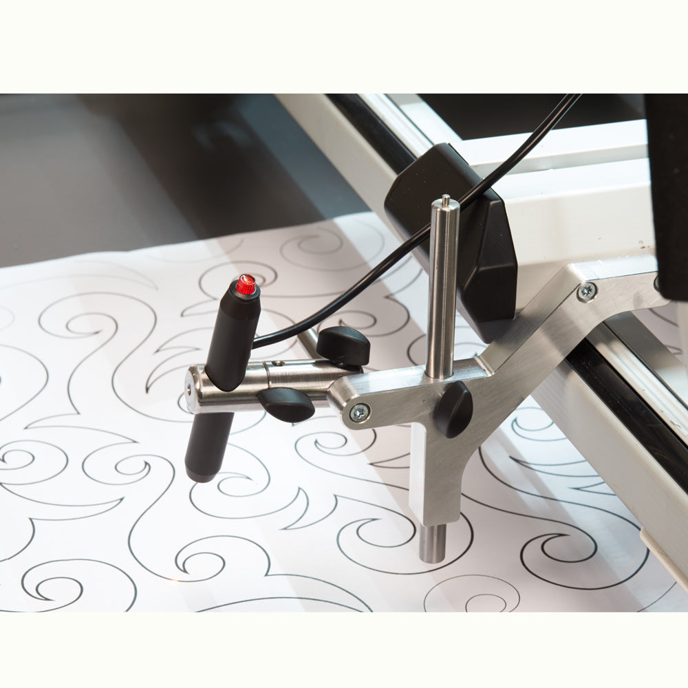 Bernina Pantograph Kit for the Q Series on Frame - genuine Bernina sewing machine accessory - close-up detail