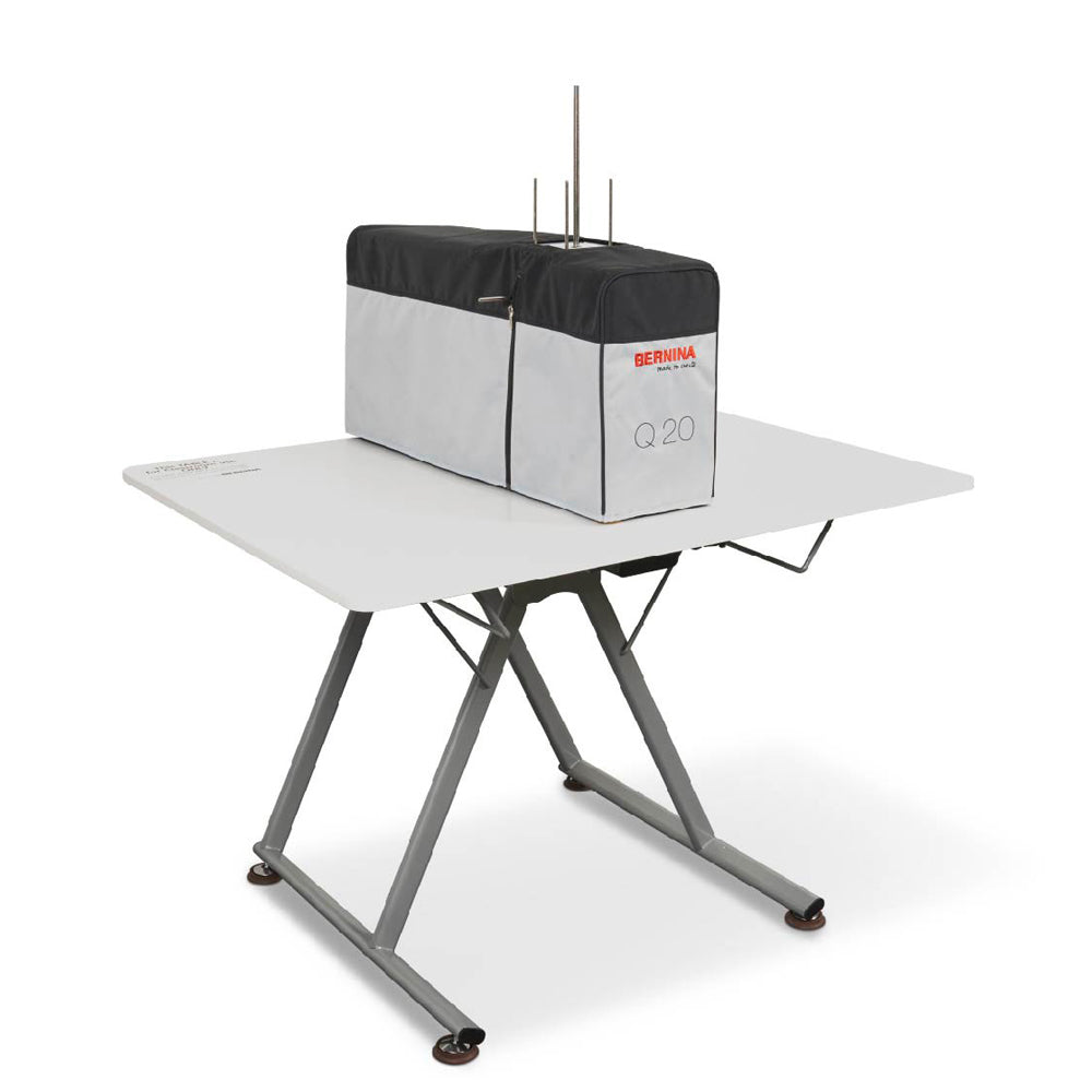 Bernina Q Series Sit Down Dust Cover - genuine Bernina sewing machine accessory - close-up detail