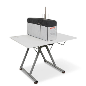 Bernina Q Series Sit Down Dust Cover - genuine Bernina sewing machine accessory - close-up detail