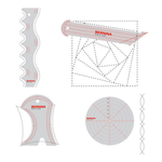 Bernina Quilting Ruler Kit Essentials - genuine Bernina sewing machine accessory - close-up detail