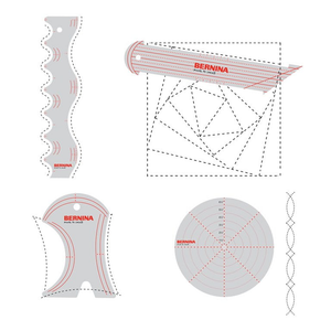 Bernina Quilting Ruler Kit Essentials - genuine Bernina sewing machine accessory - close-up detail