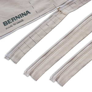 Bernina Zippered Leaders for Q20 & Q24 Frame Supplementary Kit - genuine Bernina sewing machine accessory - close-up detail