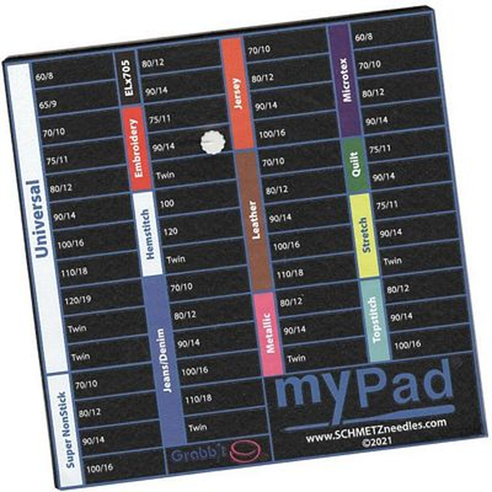 Blue Feather MyPad Machine Needle Organiser - machine sewing needles