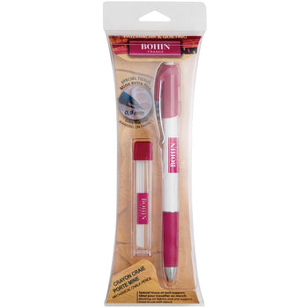 Bohin Fabric Mechanical Pencil White - machine sewing needles