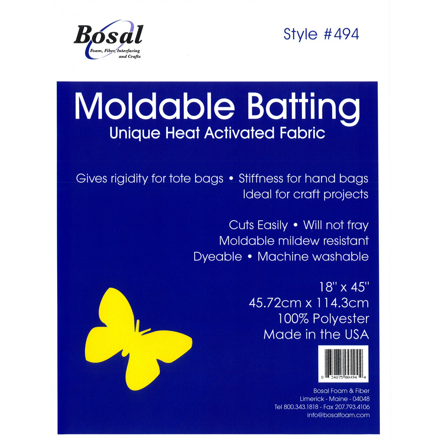 Bosal batting - quilt filling material