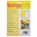 Carbon Paper White/Yellow - 2 Sheets (83cm x 57cm) - craft pattern by Burda
