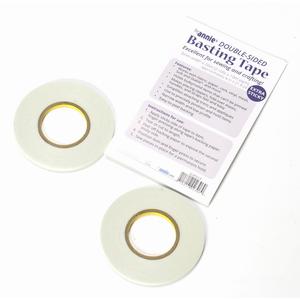 ByAnnie By Annie Double Sided Basting Tape 3mm 2 rolls of 10m - sewing and crafts storage bag - detail view