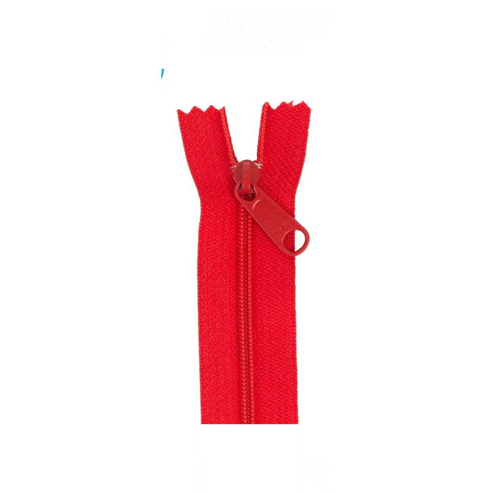 ByAnnie 30 inch double slide bag zipper in Atom Red