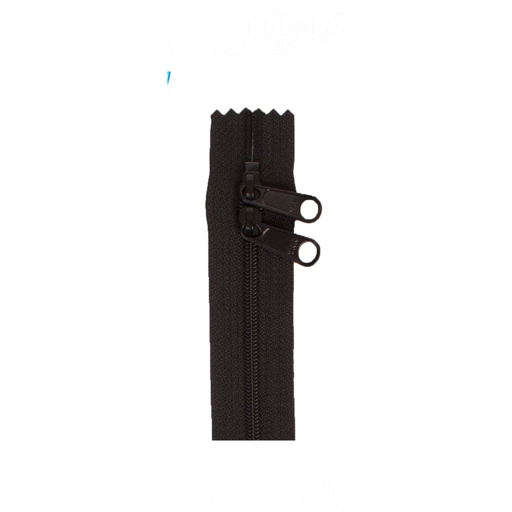 ByAnnie 30 inch double slide bag zipper in Black