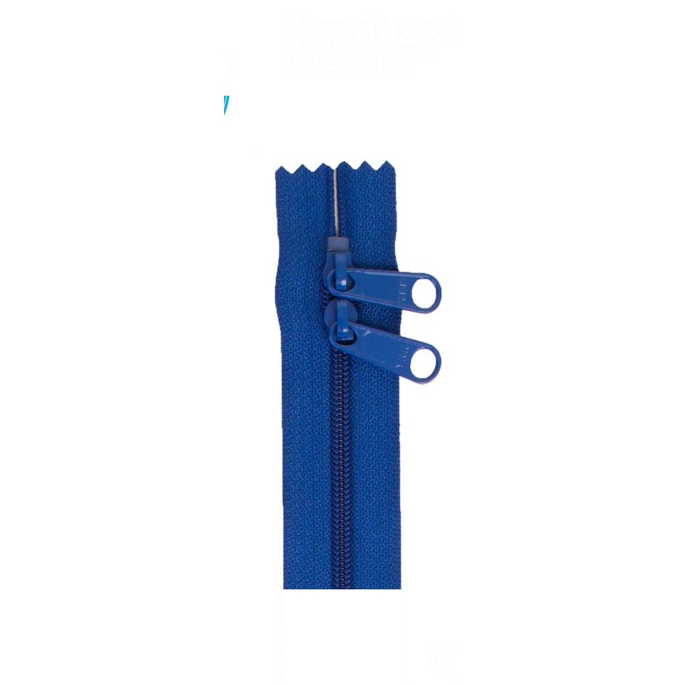 ByAnnie 30 inch double slide bag zipper in Blastoff Blue