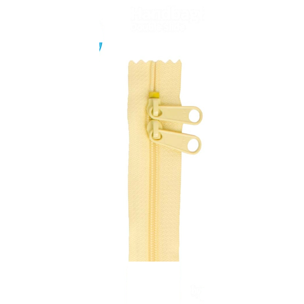 ByAnnie 30 inch double slide bag zipper in Butter Cream