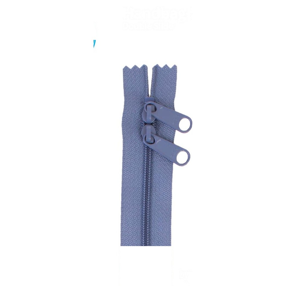 ByAnnie 30 inch double slide bag zipper in Country Blue