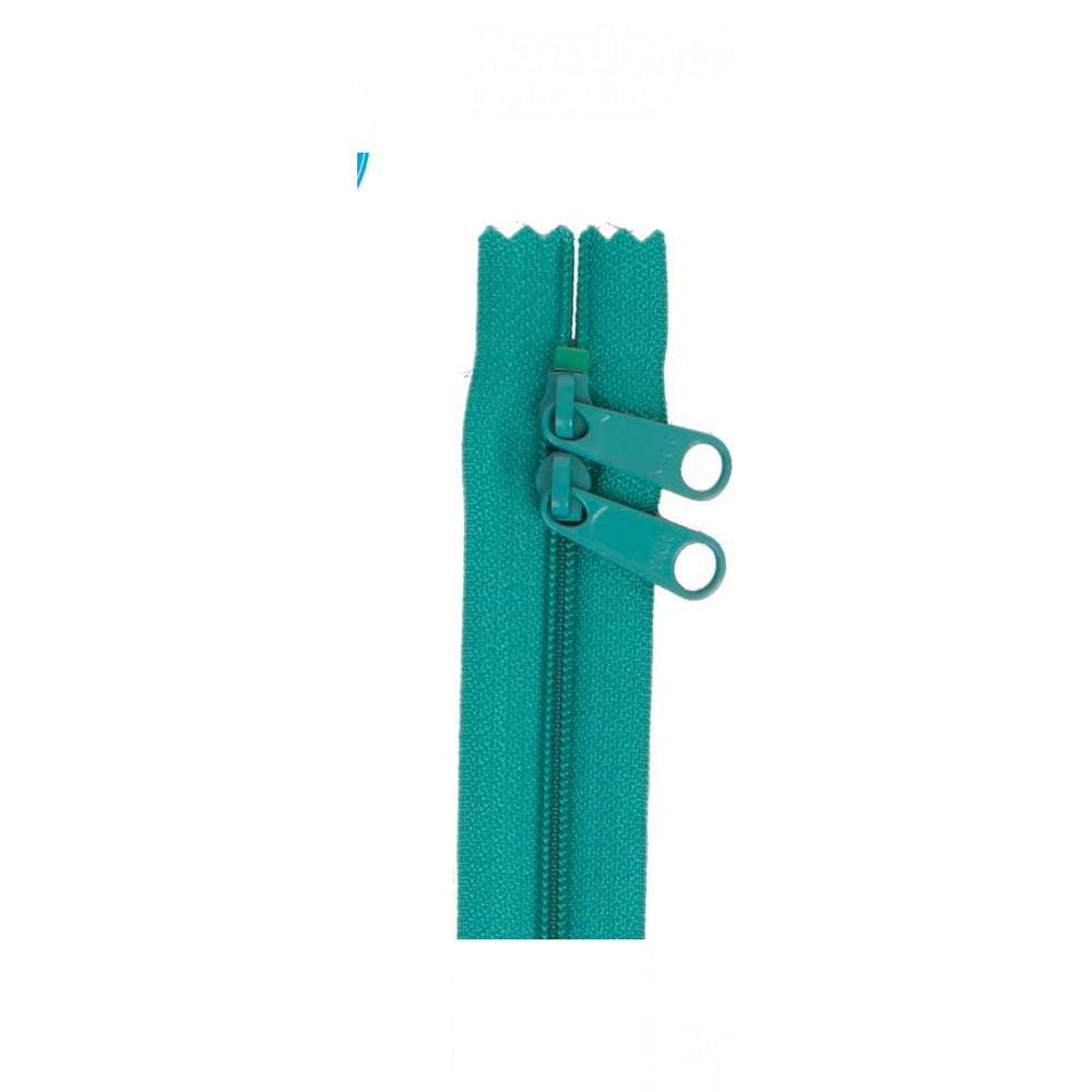 ByAnnie 30 inch double slide bag zipper in Emerald Green