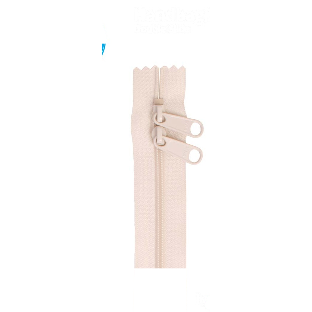 ByAnnie 30 inch double slide bag zipper in Ivory