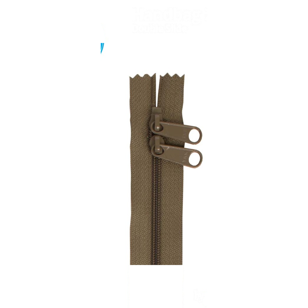 ByAnnie 30 inch double slide bag zipper in Khaki