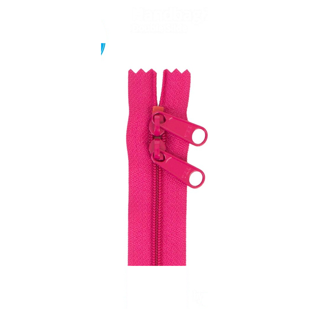 ByAnnie 30 inch double slide bag zipper in Lipstick