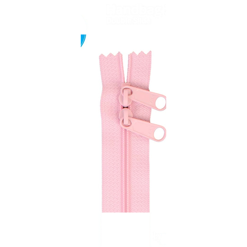 ByAnnie 30 inch double slide bag zipper in Pale Pink