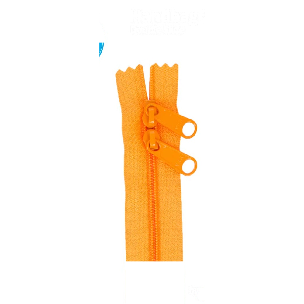 ByAnnie 30 inch double slide bag zipper in Papaya