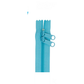 ByAnnie 30 inch double slide bag zipper in Parrot Blue