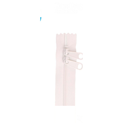 ByAnnie 30 inch double slide bag zipper in White