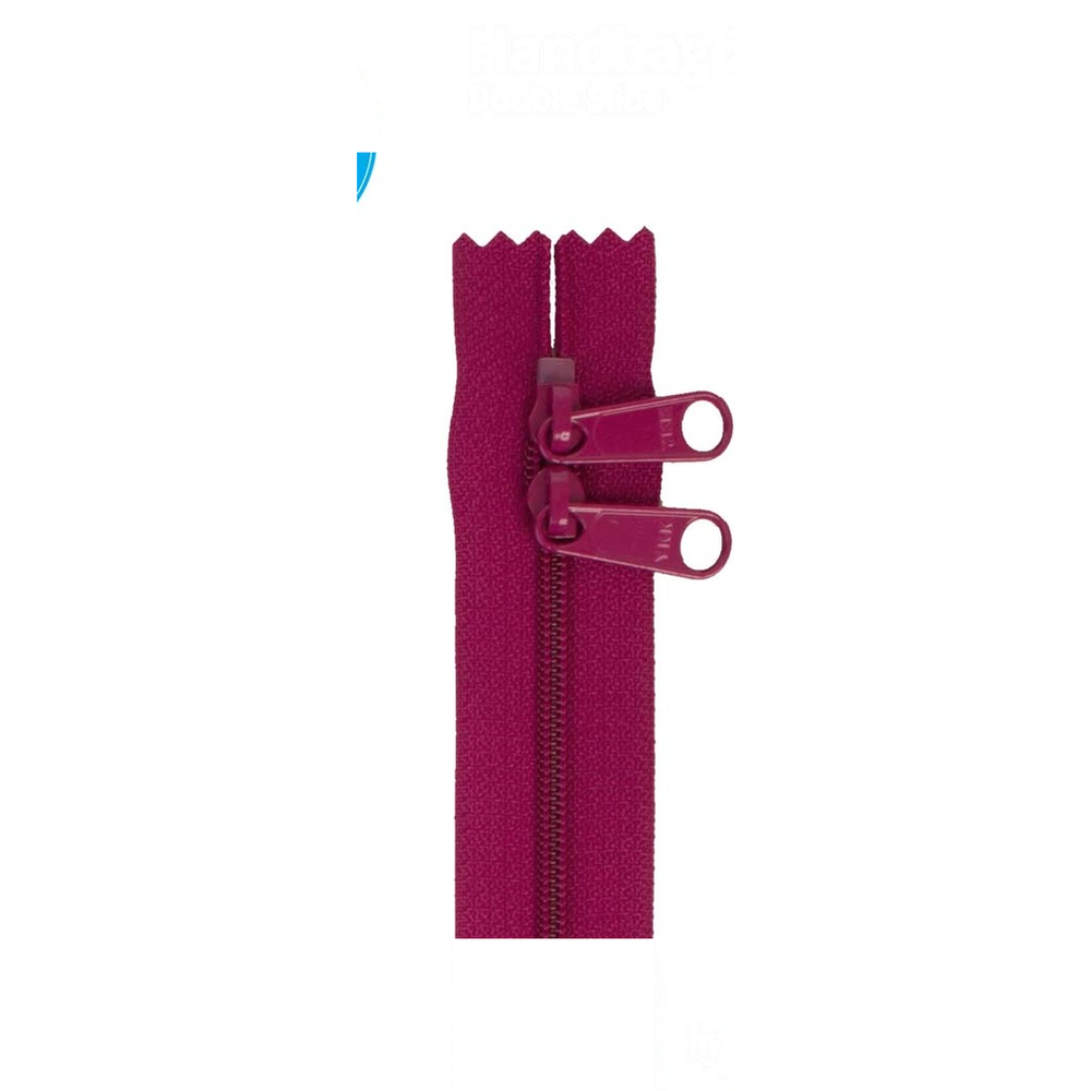 ByAnnie 30 inch double slide bag zipper in Wild Plum