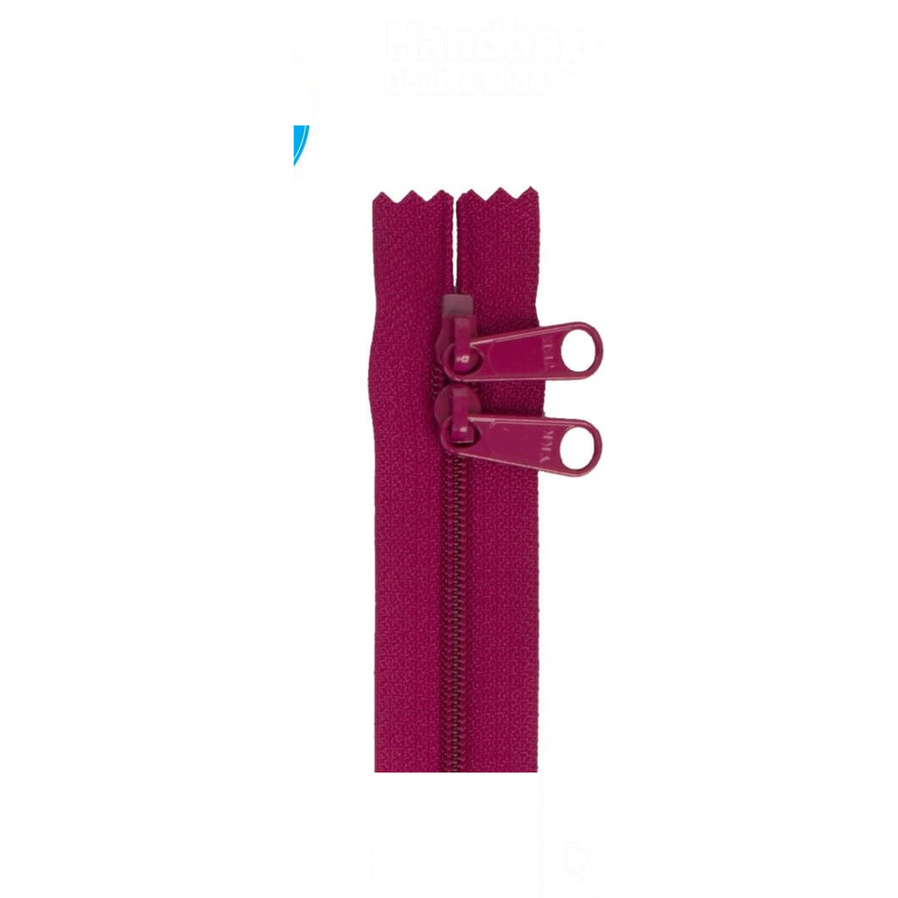 ByAnnie 40 inch double slide bag zipper in Atom Red