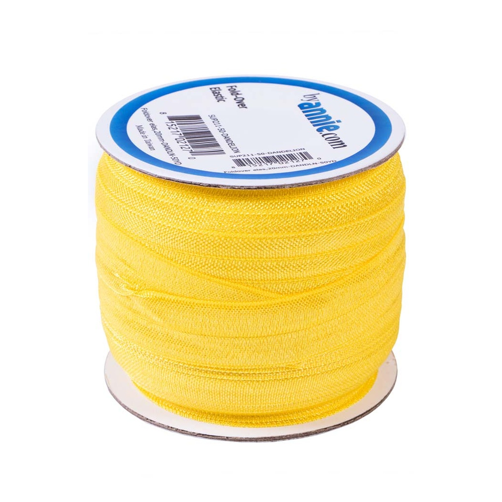 ByAnnie Fold Over Elastic 20mm in Dandelion