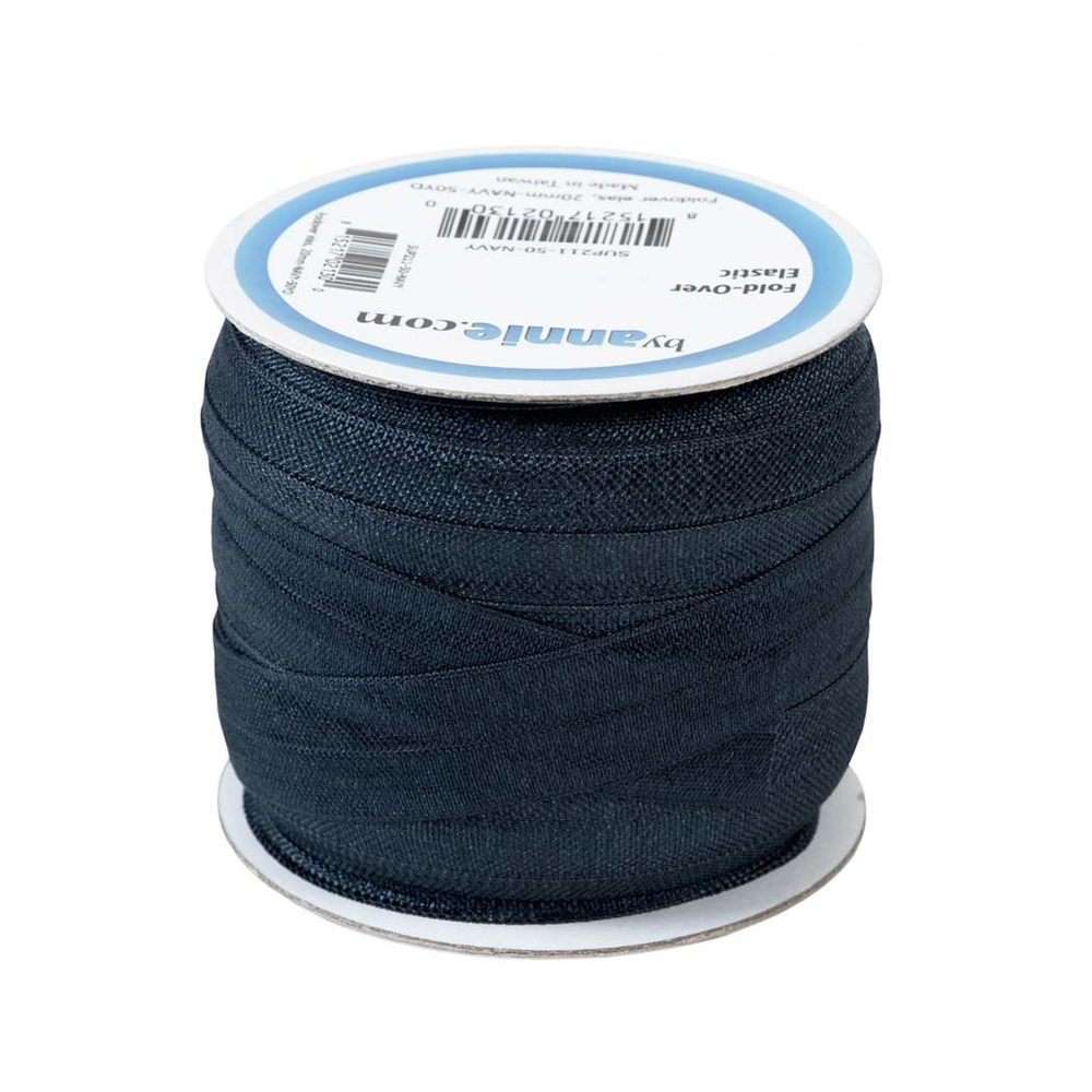 ByAnnie Fold Over Elastic 20mm in Navy