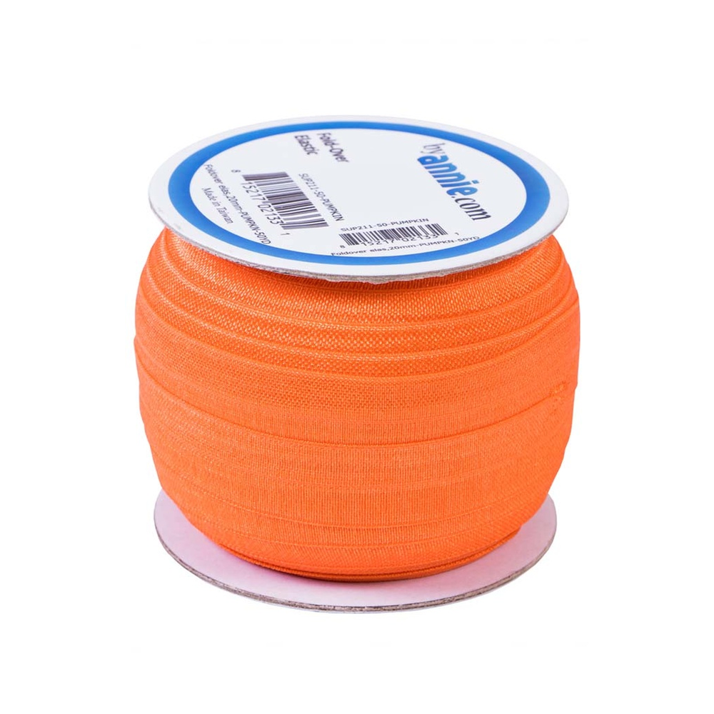 ByAnnie Fold Over Elastic 20mm in Pumpkin