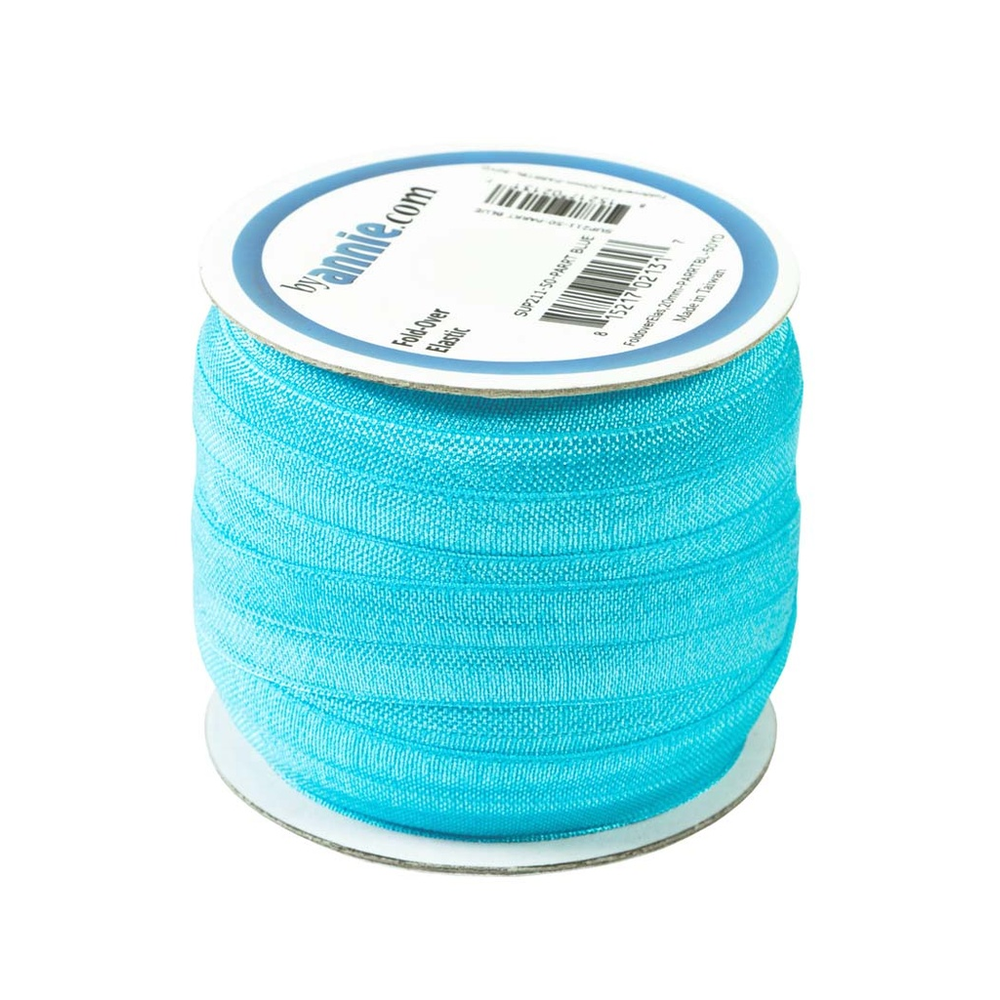 ByAnnie Fold Over Elastic 20mm in Turquoise