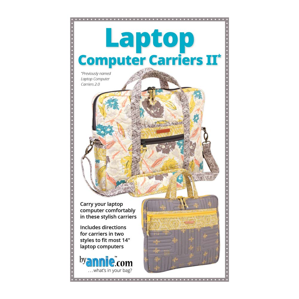 Laptop Computer Carrier 2.0 Pattern - sewing pattern by ByAnnie