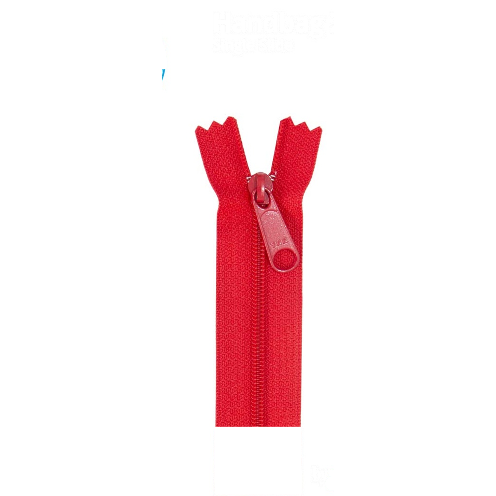 ByAnnie 24 inch single slide bag zipper in Atom Red
