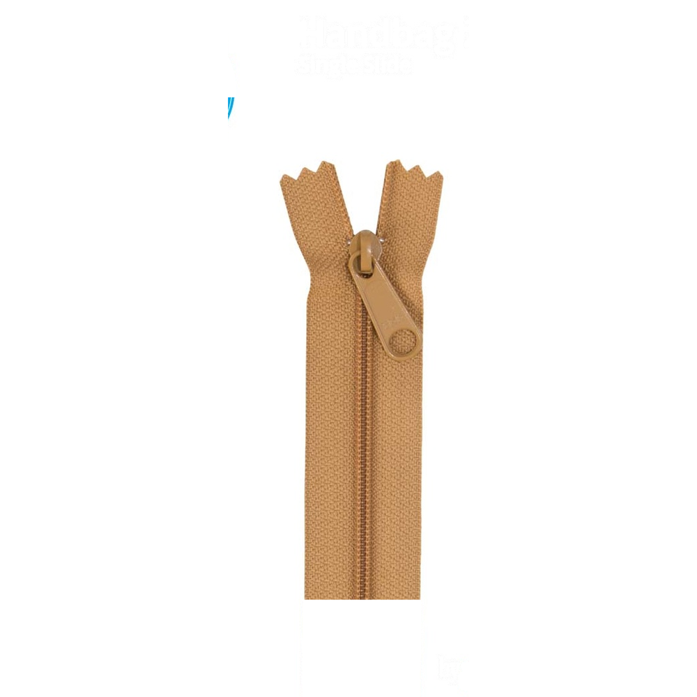 ByAnnie 24 inch single slide bag zipper in Golden Brown
