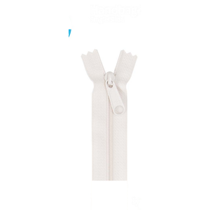 ByAnnie 24 inch single slide bag zipper in Ivory